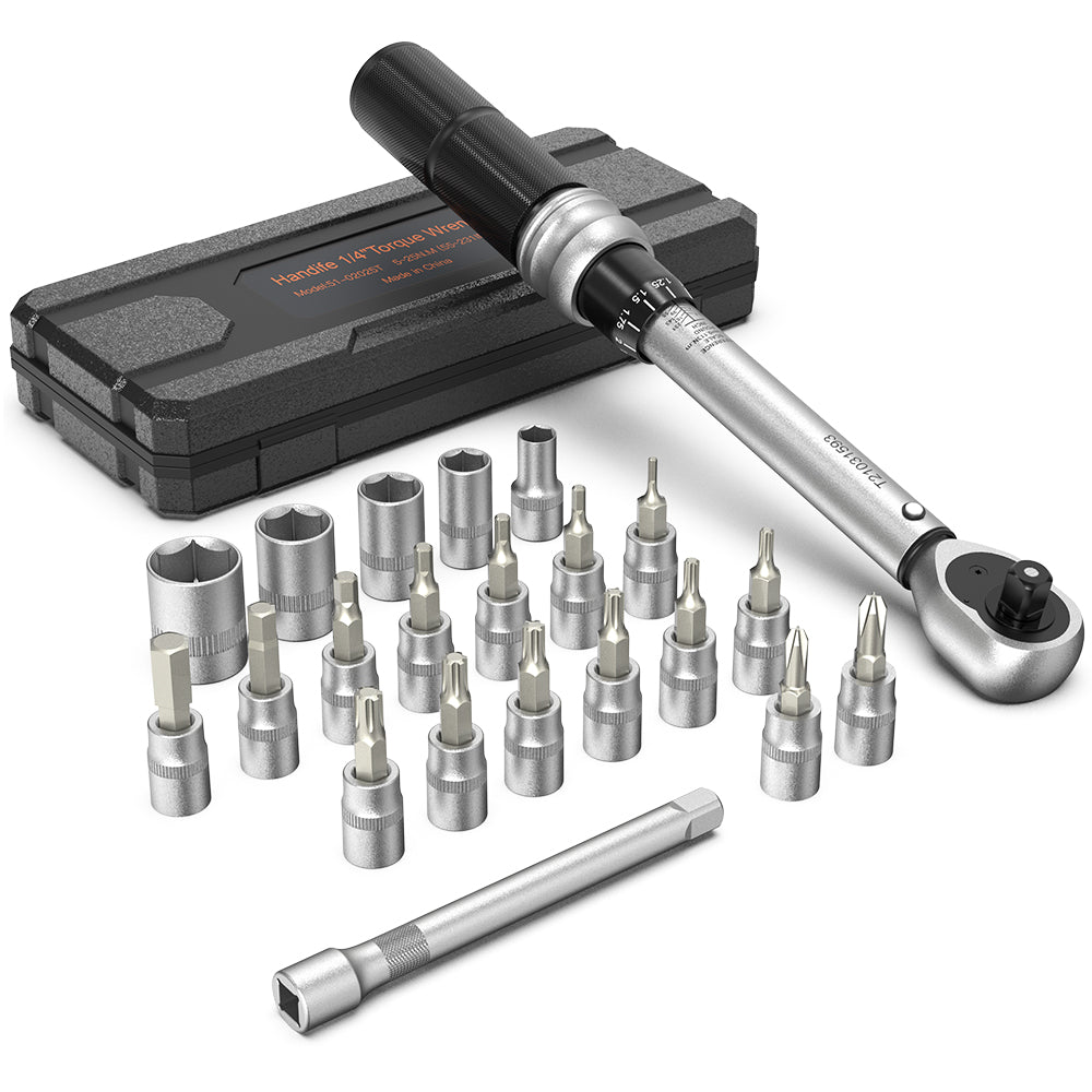 YIYIBYUS Adjustable Torque Wrench, 5 to 25 Nm 30mm Open End Torque